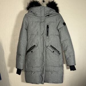 Noize Meg Heavyweight Parka grey size small NWOT